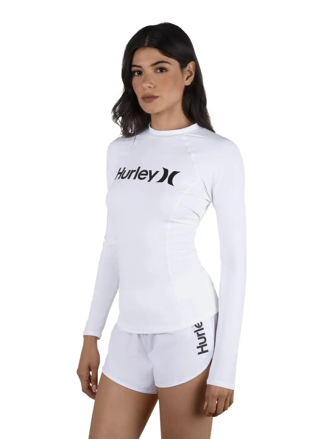 One & Only Solid Mock Neck Long Sleeve Rashguard