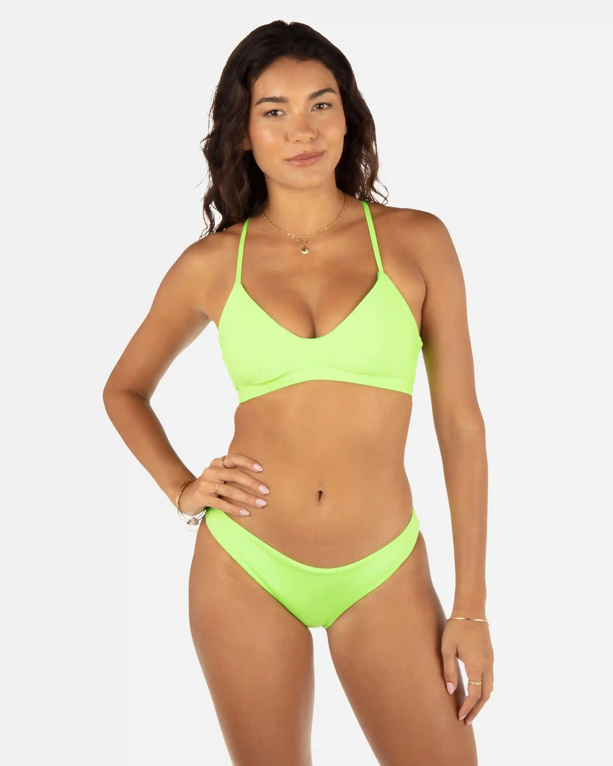 Solid Adjustable Bikini Top