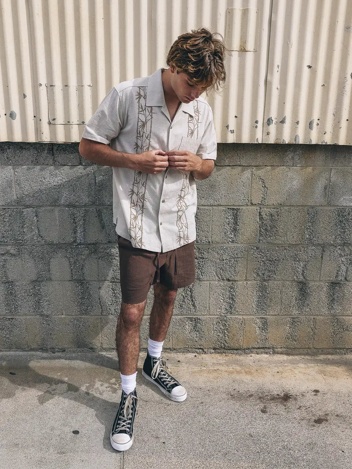Sano Camp Embroidered Short Sleeve