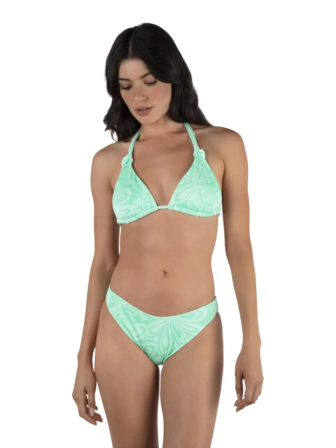 Daisy Burst Knot Triangle Top